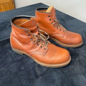 Red Wing 1000 milers brown.